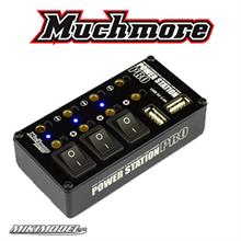 Power Station Pro Multi Distributor Black (with Tow USB Charging