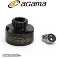 Clutch bell 13T w/bearings (A319)