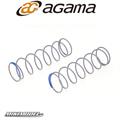 Rear shock spring Grey/Blue Soft (2) 2019 (A319)
