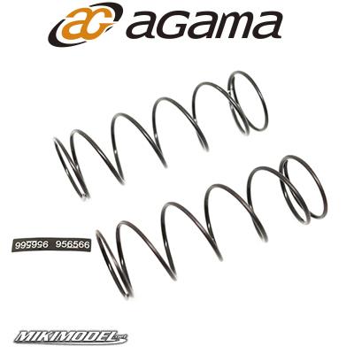 Front shock spring Black/Pink Hard (2) 2019