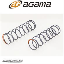 Rear shock spring Grey/Orange Medium (2) 2019 (A319)