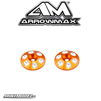 Alu Rear Wing Shims (Orange) (2)