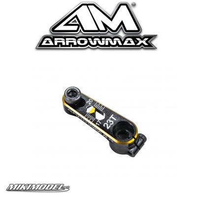 New AM Alu Servo Horns 23T Black Golden