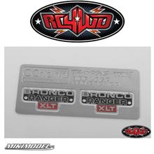 Side Metal Emblem for Traxxas TRX-4 '79 Bronco Ranger XLT