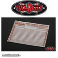 Rear Window Defroster Decal for Gelande II (D90/D110)