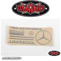 Emblem Set for Axial 1/10 SCX10 II UMG10 4WD Rock Crawler