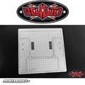 Steel Rear Bed Diamond Plates for RC4WD Gelande II 2015 Land Rov