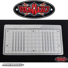 Steel Diamond Tailgate Plate for RC4WD Gelande II 2015 Land Rove