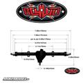Yota II Ultimate Scale Cast Axle (Rear)