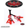 Cric a cavalletto metallo x evitare deformazione gomme