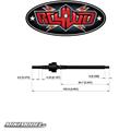 RC4WD Extreme Duty XVD Axles for Axial / AX10 / Honcho / Dingo /