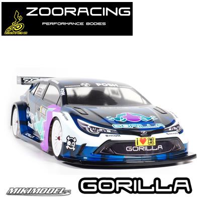 ZR-0008-07 ZooRacing Gorilla 1:10 190mm FWD Body 0.7mm REGULAR