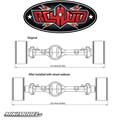 RC4WD 12mm Hex Wheel Widener Set (+7mm)