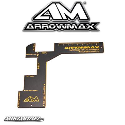 Regulation Gauge For 1/10 Electric Touring Cars Black Golden