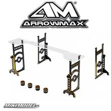 Set-Up System For 1/8 Off-Road & Truggy Cars With Bag Black Gold