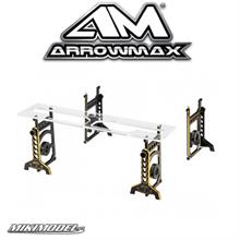 Set-Up System For 1/8 On-Road Cars With Bag Black Golden