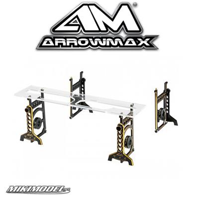 Set-Up System For 1/8 On-Road Cars With Bag Black Golden
