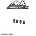 4MM Alu Nut For 1/10 Set-Up System Black Golden (4)