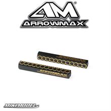 Chassis Droop Gauge Support Blocks 10mm For 1/10 Black Golden (2