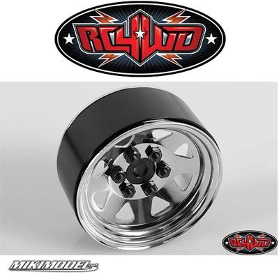 6 Lug Wagon 1.9 Steel Stamped Beadlock Wheels (Chrome)