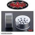 Stamped Steel 1.55 Stock White Beadlock Wheels