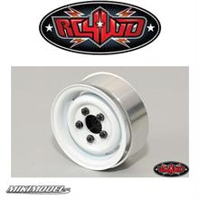 1.55 Landies Vintage Stamped Steel Beadlock Wheels (White)