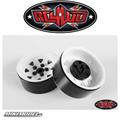 5 Lug Wagon 1.9 Steel Stamped Beadlock Wheels (White)