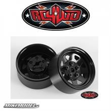 5 Lug Wagon 1.9 Steel Stamped Beadlock Wheels (Black)