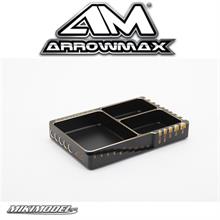 Multi Alu Case For Screws (120X80X18mm) Black Golden