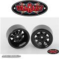 Stamped Steel 1.0 Stock Beadlock Wheels (Black)