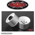 5 Lug Deep Dish Wagon 1.9 Steel Stamped Beadlock Wheels (White)