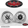 Stamped Steel 1.0 Stock  Beadlock Wheels (Silver)