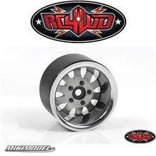 1.9 5 Lug Steel Wheels w/Beauty Ring (Silver)