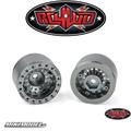 RC4WD Fuel Off-Road 1.55 Zephyr Beadlock Wheels (Gunmetal)