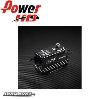 Power HD S15 Low Profile  Servo (SANWA SSR COMPATIBLE)-Silver
