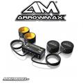 AM Tyre Warmer (1/10th) & Batt Warmer With Bag Black Golden