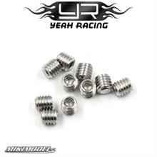 Stainless Steel M3x3mm Hex Socket Screws 10 pcs