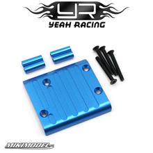 Aluminum Rear Axle Protector Skid Plate For Tamiya CC01 Blue