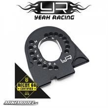 Yeah Racing supporto motore in alluminio nero per TRAXXAS TRX-4