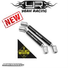 Yeah Racing Cardano centrale in acciaio ANT+POST Nero per Traxxa