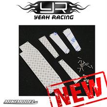 Yeah Racing Piastre in Acciaio Mandorlato bumper anteriore