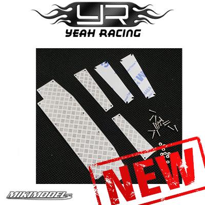Yeah Racing Piastre in Acciaio Mandorlato bumper anteriore