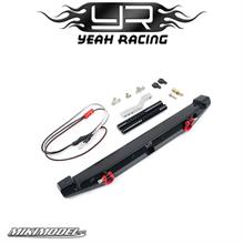 Aluminum Alloy Rear Bumper w/ LED Fits TRX-4 SCX10 II