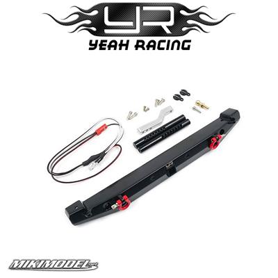 Aluminum Alloy Rear Bumper w/ LED Fits TRX-4 SCX10 II