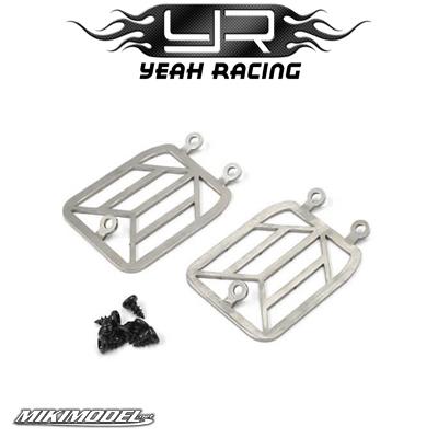Steel Front Light Grill Body Accessories 2pcs Fits TRX-4 TRX4-6