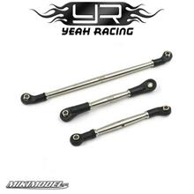 Stainless Steel Steering & Suspension Link Set For Traxxas TRX-4