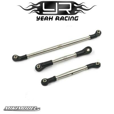 Stainless Steel Steering & Suspension Link Set For Traxxas TRX-4