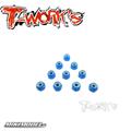 Aluminium Lock Nuts 3mm ( Tamiya Blue ) 10pcs