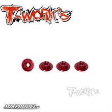 7075-T6 Light Weight large-contact Low Profile Serrated Wheel Nu