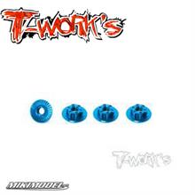 7075-T6 Light Weight large-contact Low Profile Serrated Wheel Nu